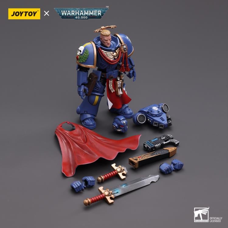 Warhammer 40K Ultramarines Primaris Captain (Power Sword and Plasma Pistol) 1/18 Scale Figure Gallery Image 7