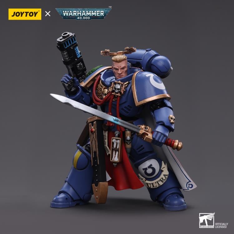 Warhammer 40K Ultramarines Primaris Captain (Power Sword and Plasma Pistol) 1/18 Scale Figure Gallery Image 6