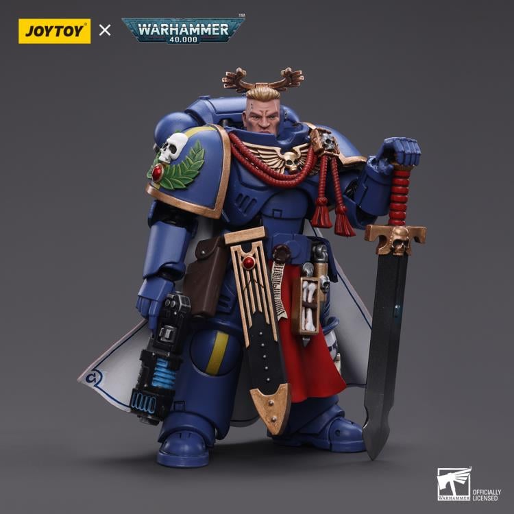 Warhammer 40K Ultramarines Primaris Captain (Power Sword and Plasma Pistol) 1/18 Scale Figure Gallery Image 5