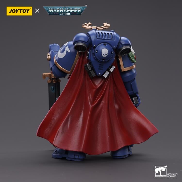 Warhammer 40K Ultramarines Primaris Captain (Power Sword and Plasma Pistol) 1/18 Scale Figure Gallery Image 4