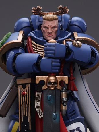 Warhammer 40K Ultramarines Primaris Captain (Power Sword and Plasma Pistol) 1/18 Scale Figure Gallery Image 2