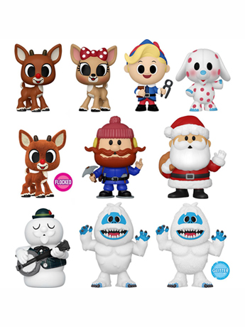 Rudolph the Red-Nosed Reindeer Box of 12 Random Mini Vinyl Figures Gallery Image 2