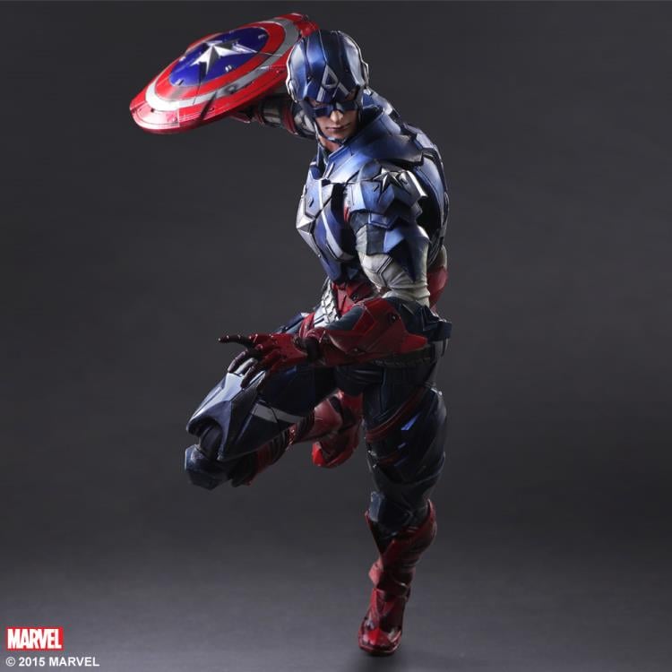 Marvel Universe Variant Play Arts Kai Captain America Gallery Image 7