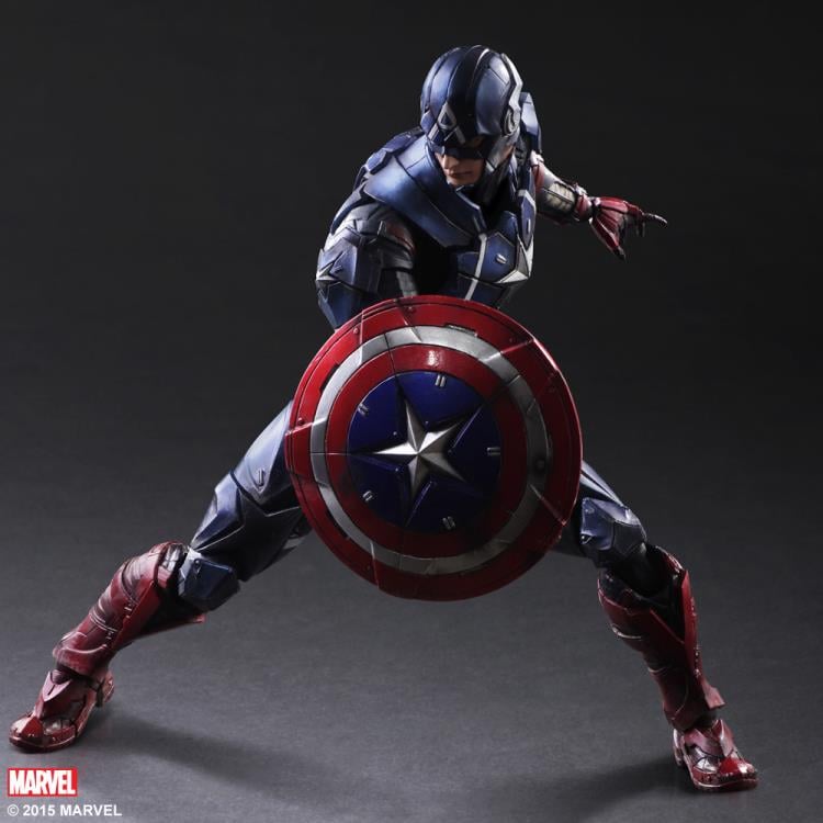Marvel Universe Variant Play Arts Kai Captain America Gallery Image 6