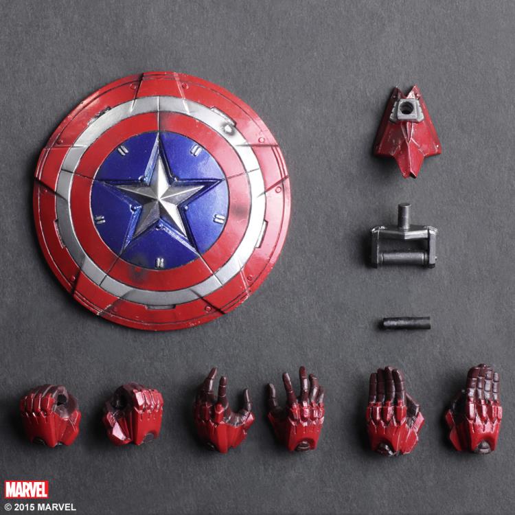 Marvel Universe Variant Play Arts Kai Captain America Gallery Image 9