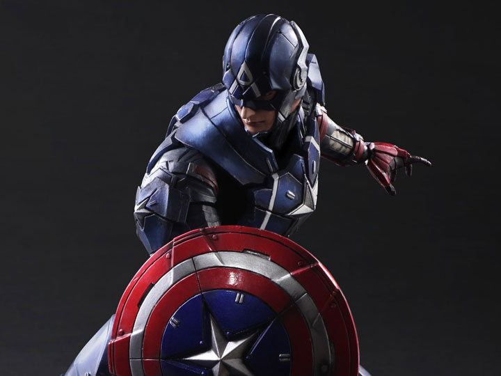 Marvel Universe Variant Play Arts Kai Captain America Gallery Image 1