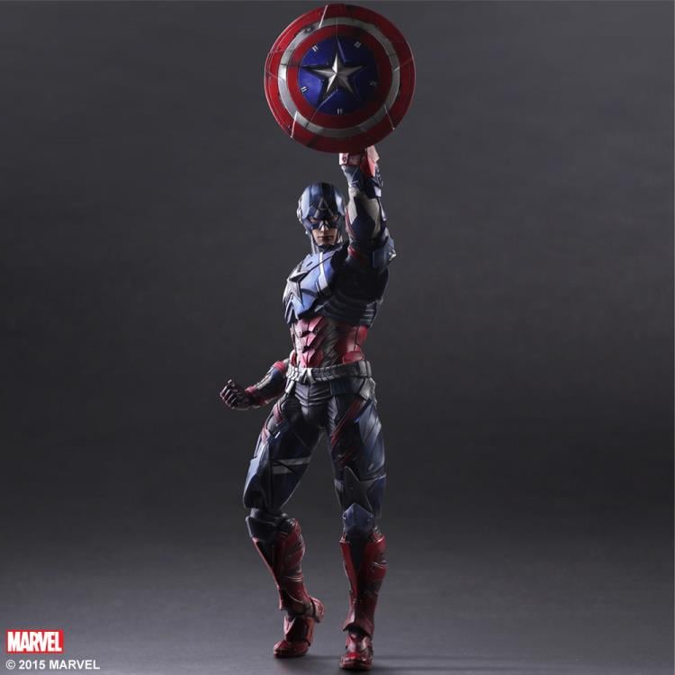 Marvel Universe Variant Play Arts Kai Captain America Gallery Image 5