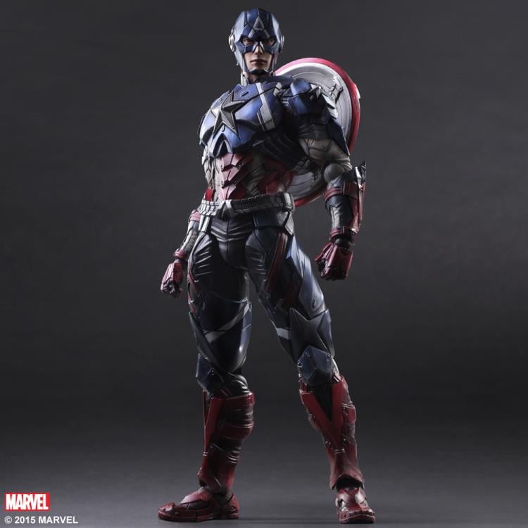 Marvel Universe Variant Play Arts Kai Captain America Gallery Image 3