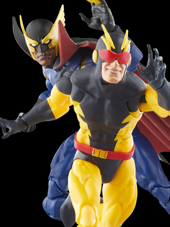 Squadron Supreme Marvel Legends Marvel's Nighthawk and Marvel's Blur Action Figure Two-Pack Gallery Image 2