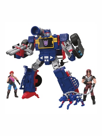 Transformers Collaborative G.I. Joe x Transformers Decepticon Soundwave Dreadnok Thunder Machine Figure Set Gallery Image 2