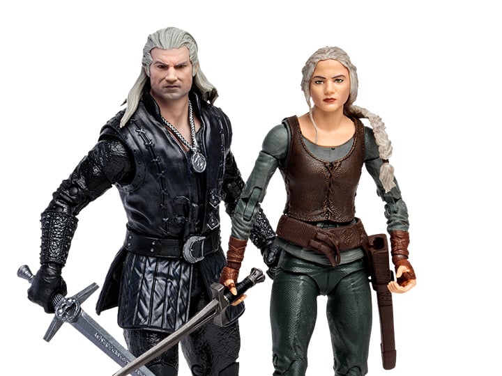 The Witcher (Netflix) Ciri and Geralt Limited Edition Action Figure Two-Pack Gallery Image 1
