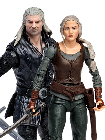 The Witcher (Netflix) Ciri and Geralt Limited Edition Action Figure Two-Pack Gallery Image 2