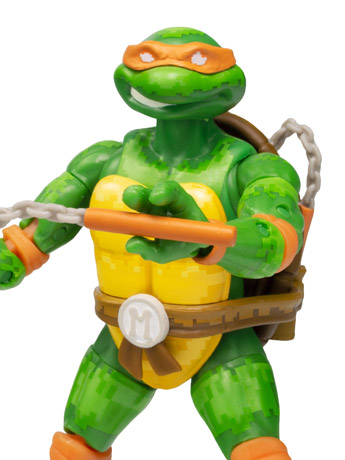 Teenage Mutant Ninja Turtles BST AXN Michelangelo (Arcade) Exclusive Gallery Image 2
