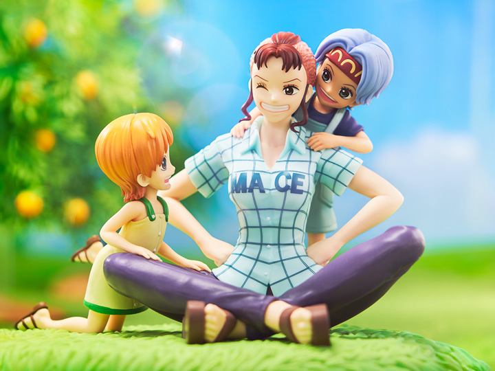 One Piece Ichibansho Revible Moment Nami & Bellemere (Emotional Stories 2) Figure Gallery Image 1