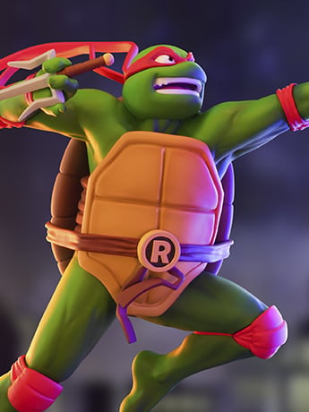 Teenage Mutant Ninja Turtles Super Figure Collection Raphael Gallery Image 2