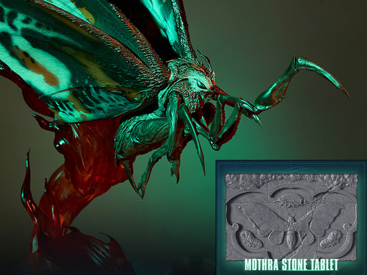 Godzilla: King of the Monsters Ultimate Masterline Battle in Boston Series Mothra Mythical Limited Edition Statue Gallery Image 1