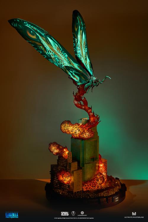 Godzilla: King of the Monsters Ultimate Masterline Battle in Boston Series Mothra Mythical Limited Edition Statue Gallery Image 3