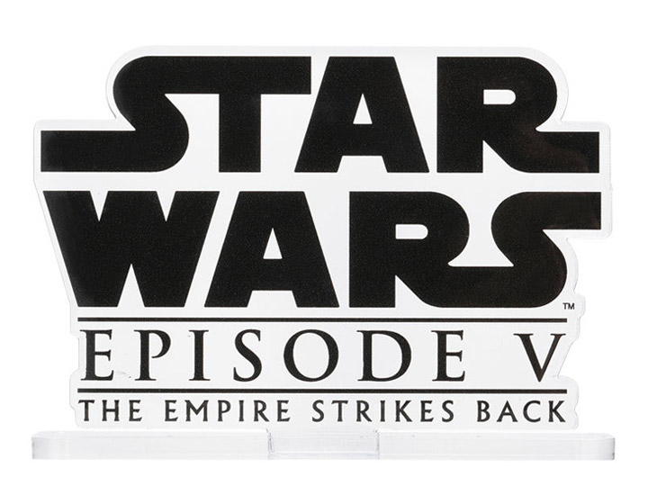 Star Wars: The Empire Strikes Back Acrylic Logo Display EX Exclusive Gallery Image 1