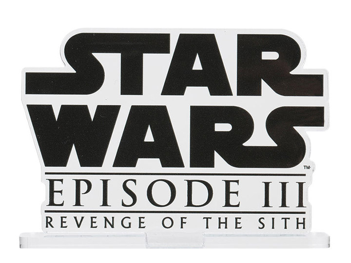 Star Wars: Revenge of the Sith Acrylic Logo Display EX Exclusive Gallery Image 1