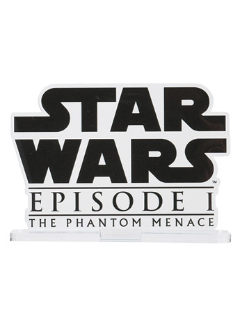 Star Wars: The Phantom Menace Acrylic Logo Display EX Exclusive Gallery Image 2