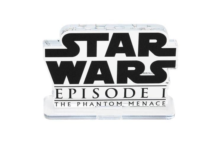 Star Wars: The Phantom Menace Acrylic Logo Display EX Exclusive Gallery Image 3