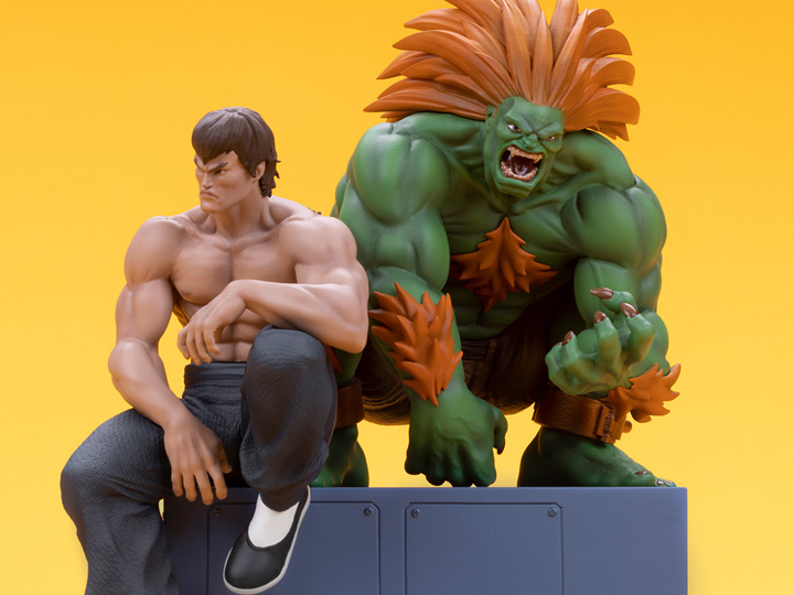 Street Fighter Street Jam Blanka and Fei Long 1/10 Scale Statue Set Gallery Image 1
