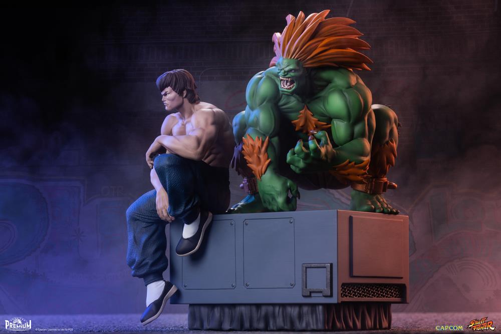 Street Fighter Street Jam Blanka and Fei Long 1/10 Scale Statue Set Gallery Image 3