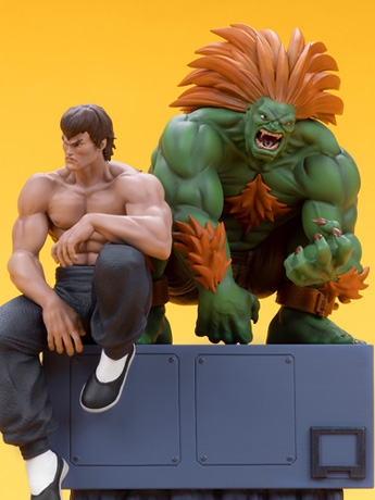 Street Fighter Street Jam Blanka and Fei Long 1/10 Scale Statue Set Gallery Image 2