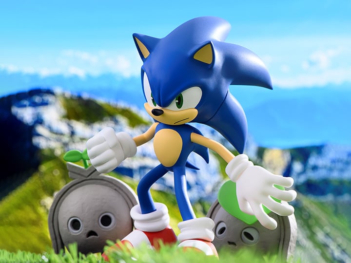 Sonic Frontiers Sonic the Hedgehog Premium Figure Gallery Image 1