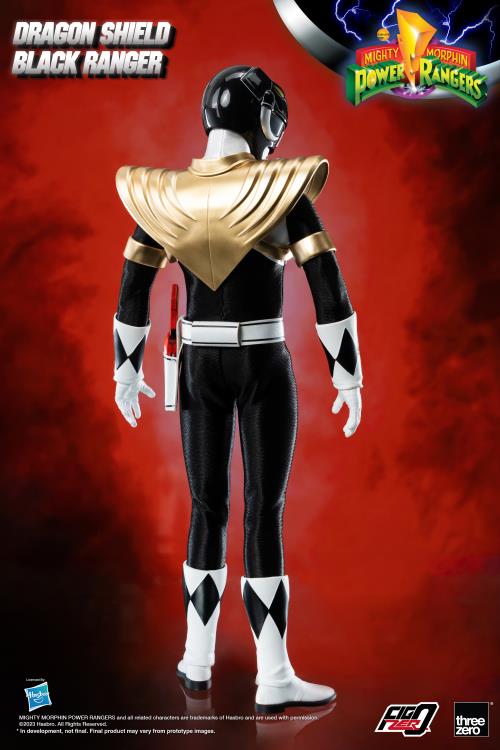 Mighty Morphin Power Rangers FigZero Dragon Shield Black Ranger 1/6 Scale Figure Gallery Image 13