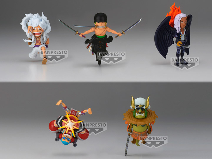 One Piece World Collectable Figure Wano Country Onigashima 11 Set of 5 Figures Gallery Image 1