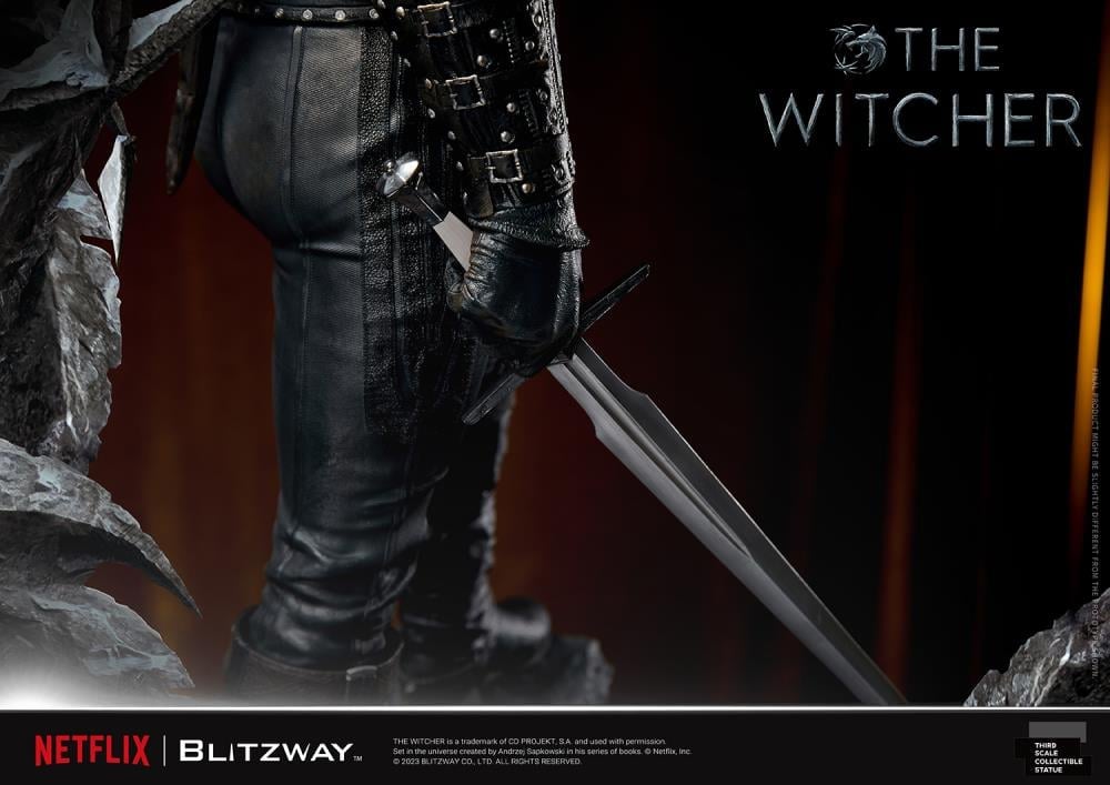 The Witcher Geralt of Rivia 1/3 Scale Statue Gallery Image 46