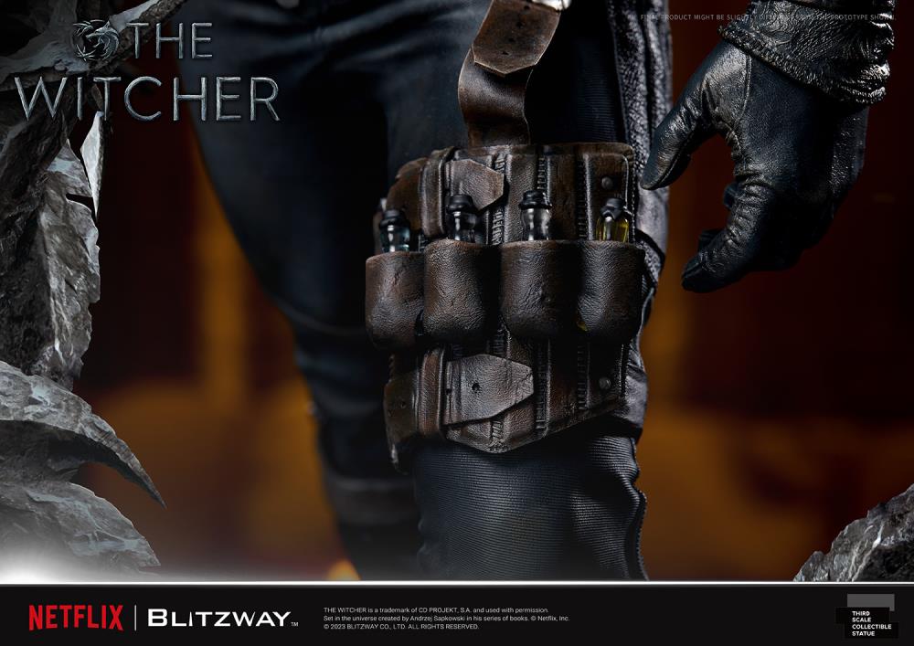 The Witcher Geralt of Rivia 1/3 Scale Statue Gallery Image 48