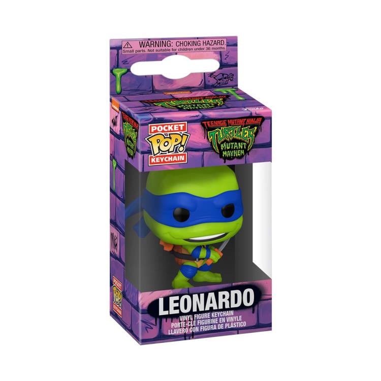 Pocket Pop! Keychain: Teenage Mutant Ninja Turtles: Mutant Mayhem - Leonardo Gallery Image 4
