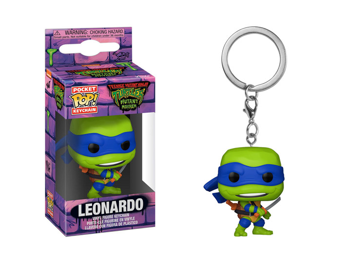 Pocket Pop! Keychain: Teenage Mutant Ninja Turtles: Mutant Mayhem - Leonardo Gallery Image 1