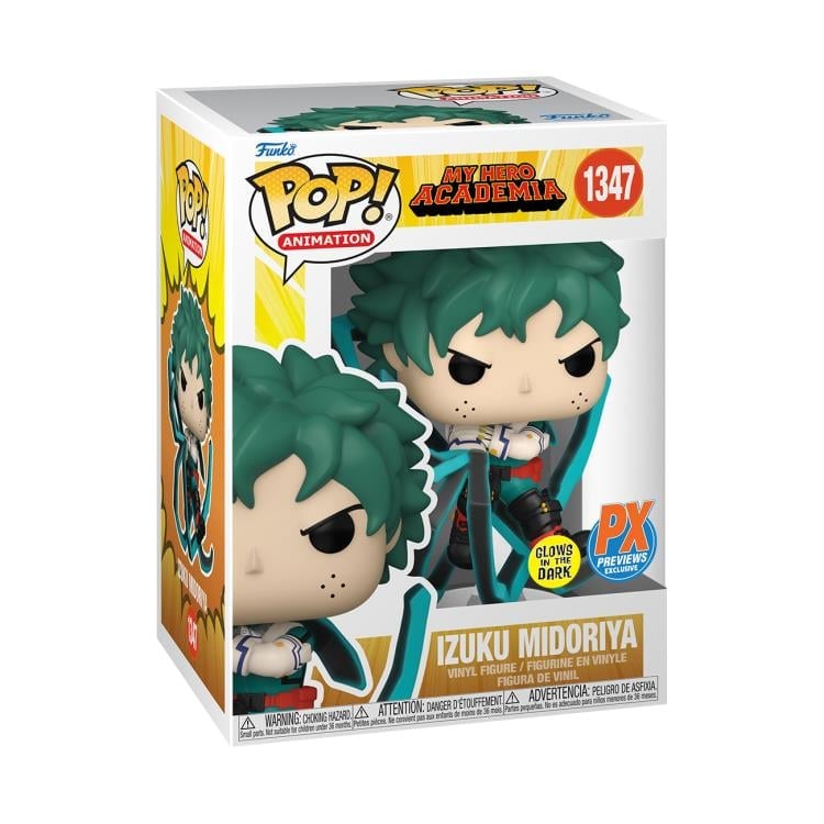 Pop! Animation: My Hero Academia - Deku (Black Whip) (Glow-in-the-Dark) PX Previews Exclusive Gallery Image 5
