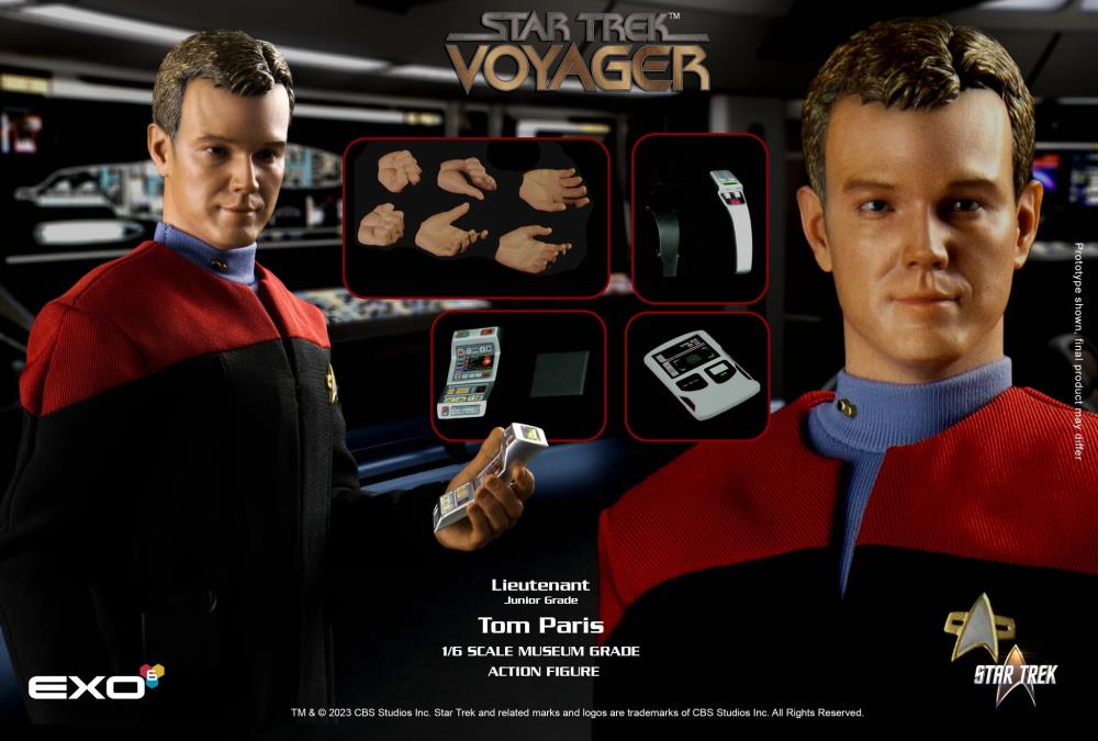 Star Trek: Voyager Lt. Junior Grade Tom Paris 1/6 Scale Figure Gallery Image 10