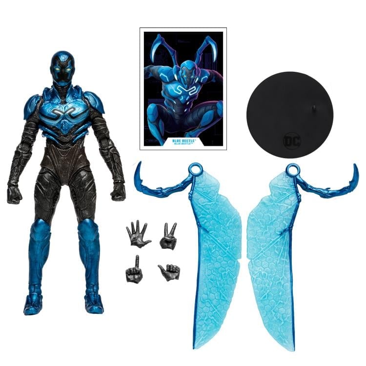 Blue Beetle DC Multiverse Blue Beetle (Battle Mode) Action Figure Gallery Image 9