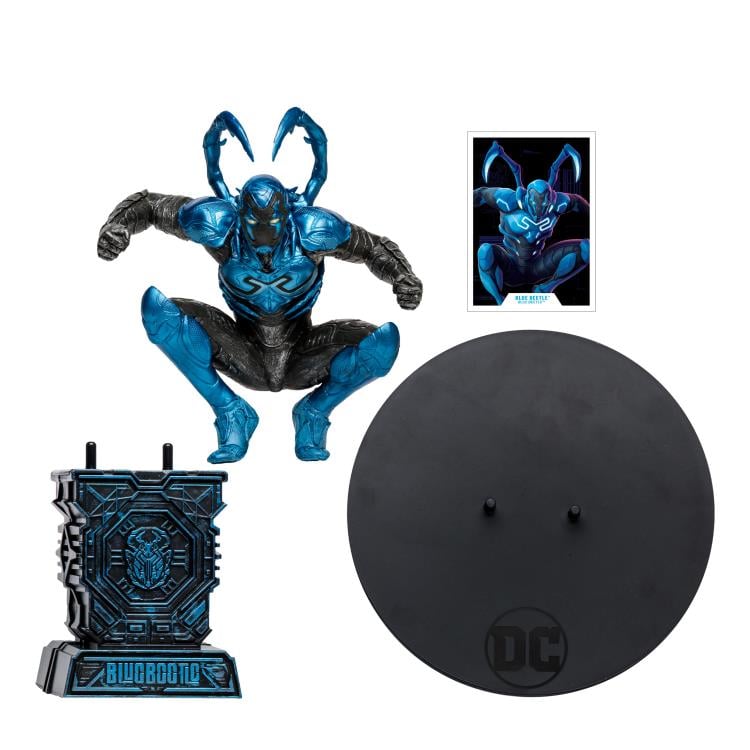 Blue Beetle DC Multiverse Blue Beetle 12" Statue Gallery Image 9