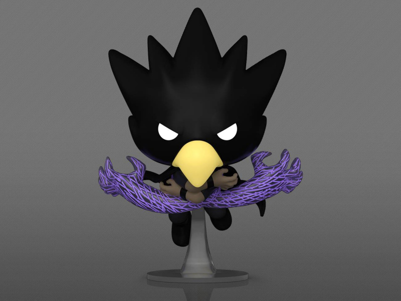 Pop! Animation: My Hero Academia - Fumikage Tokoyami (Black Fallen Angel) (Glow-in-the-Dark) AAA Anime Exclusive Gallery Image 4