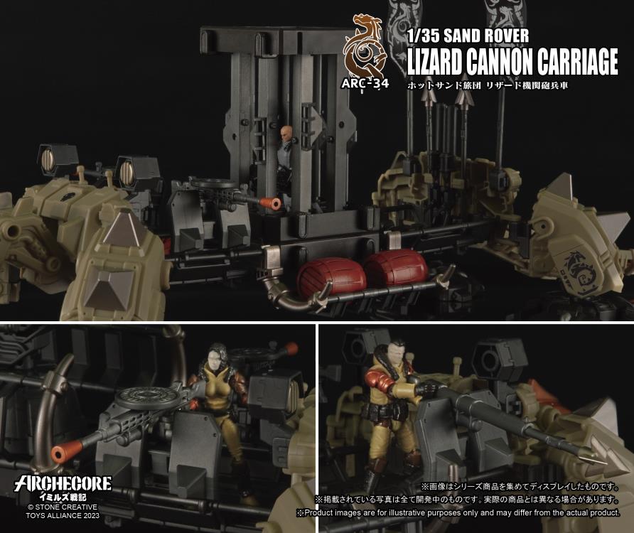 ARCHECORE ARC-34 Sand Rover Lizard Cannon Carriage Gallery Image 6