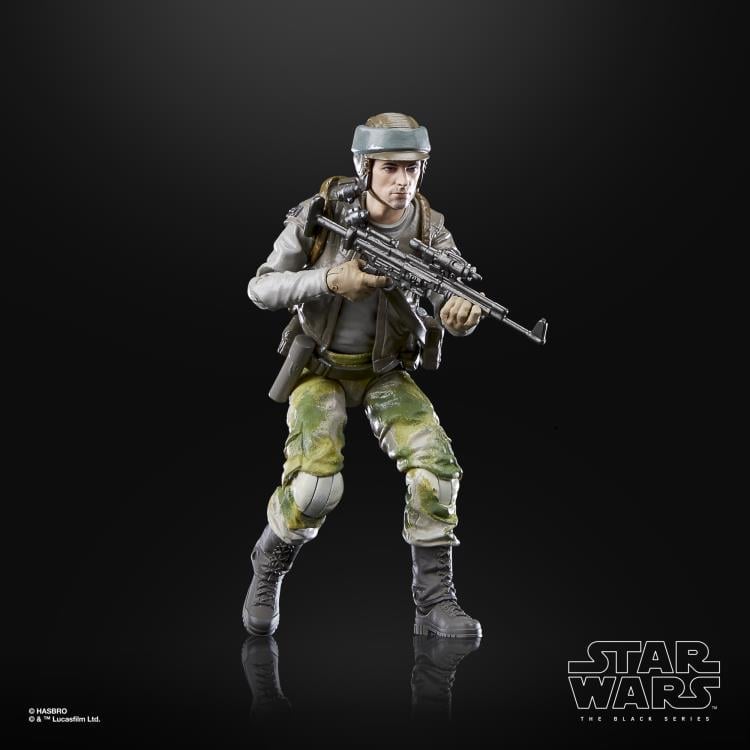 Star Wars 40th Anniversary The Black Series 6" Deluxe Rebel Trooper (Endor) Gallery Image 3
