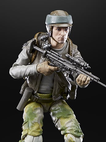 Star Wars 40th Anniversary The Black Series 6" Deluxe Rebel Trooper (Endor) Gallery Image 2