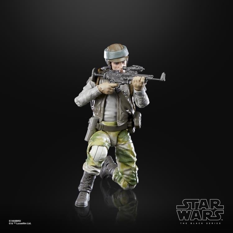 Star Wars 40th Anniversary The Black Series 6" Deluxe Rebel Trooper (Endor) Gallery Image 4