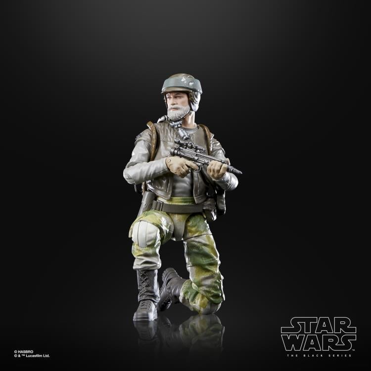 Star Wars 40th Anniversary The Black Series 6" Deluxe Rebel Trooper (Endor) Gallery Image 7