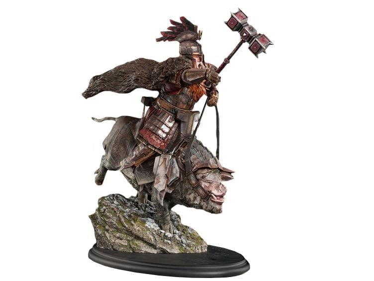 The Hobbit Dain Ironfoot on War Boar Statue Gallery Image 2