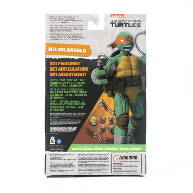 Teenage Mutant Ninja Turtles BST AXN Comic Heroes Michelangelo Gallery Image 11