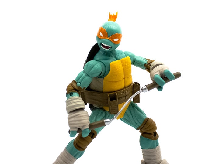 Teenage Mutant Ninja Turtles BST AXN Comic Heroes Michelangelo Gallery Image 1