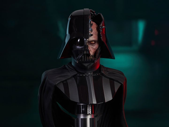 Star Wars: Obi-Wan Kenobi Legends in 3D Darth Vader (Damaged Helmet) 1/2 Scale Limited Edition Bust Gallery Image 1