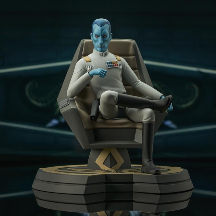 Star Wars: Rebels Premier Collection Thrawn on Throne 1/7 Scale Limited Edition Statue Gallery Image 3